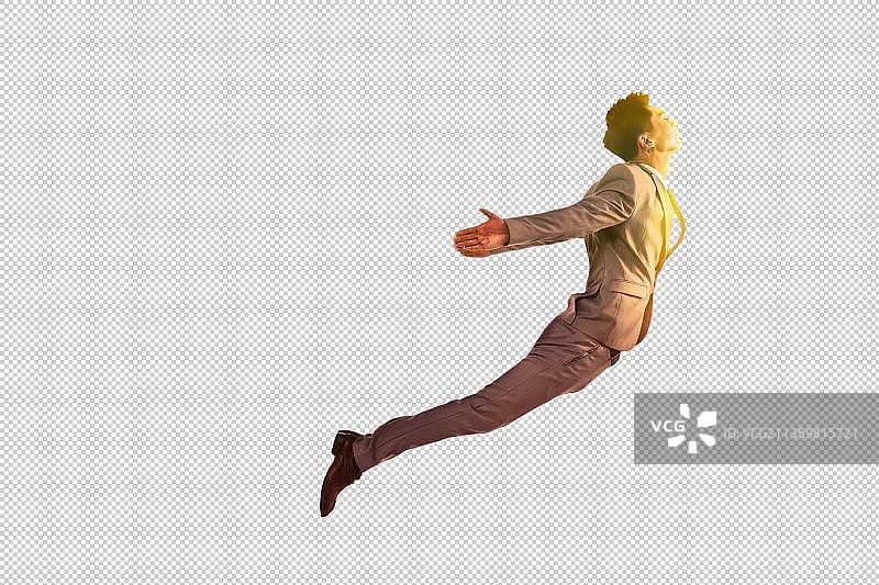 创意青年男人在水下图片素材