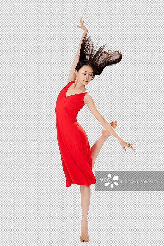 青年女人舞蹈图片素材