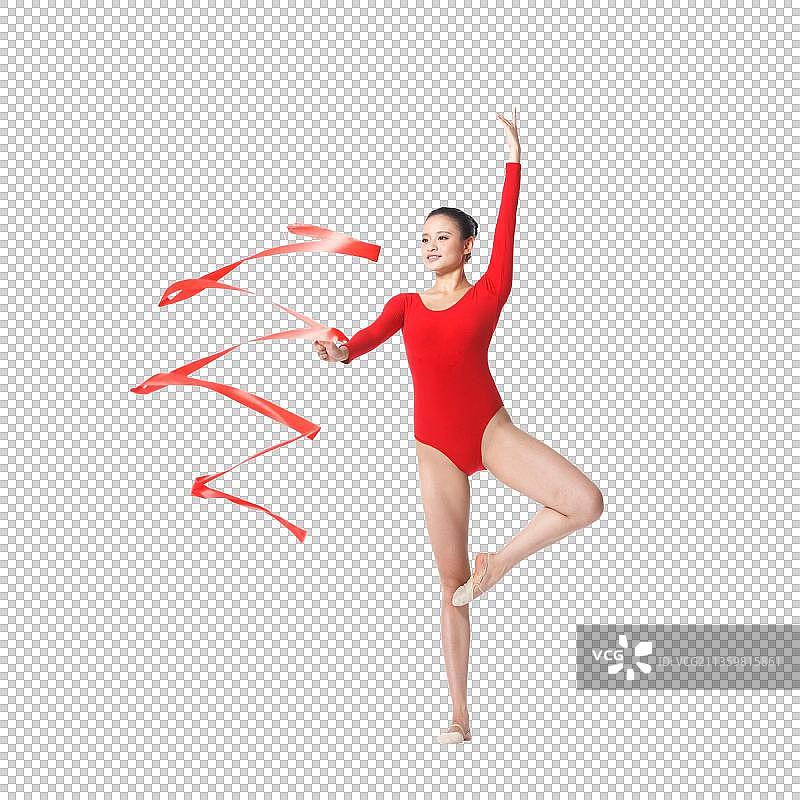 体操女运动员图片素材