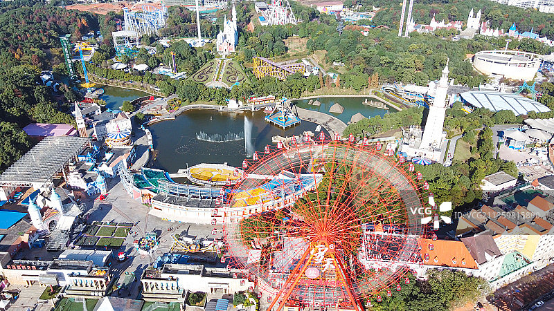 世界之窗俯视图片素材