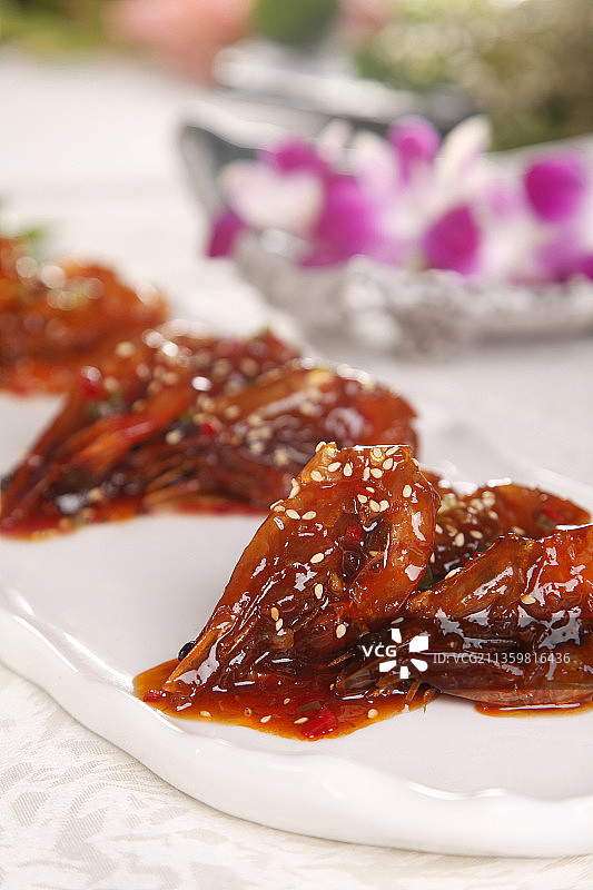 糖醋虾图片素材