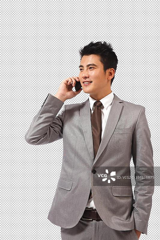 商务男人打电话图片素材