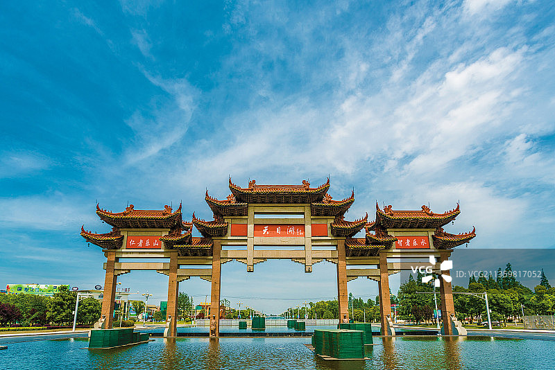 溧阳天目湖景区风光图片素材