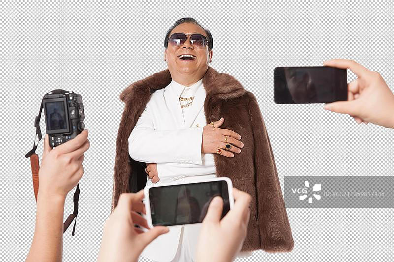 成功男人照相图片素材