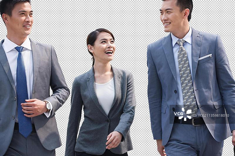 商务人士交谈图片素材