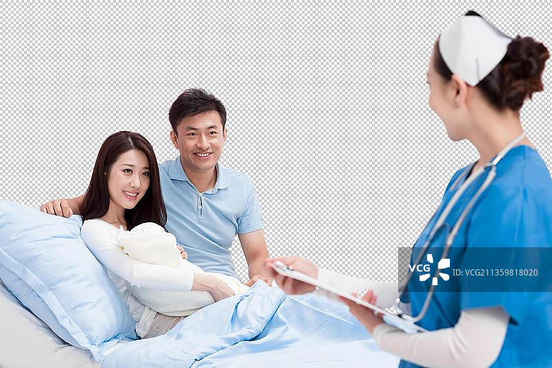 护士在病房里图片素材