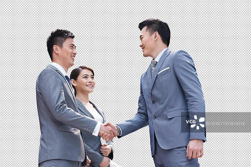 商务人士握手图片素材