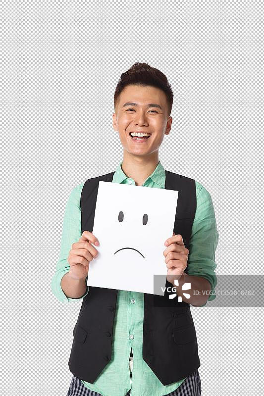 大笑的青年男人图片素材