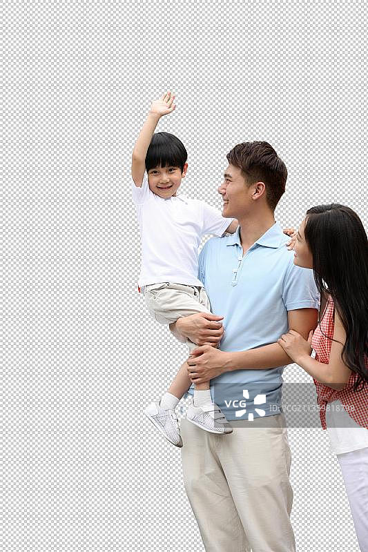 幸福的一家三口图片素材