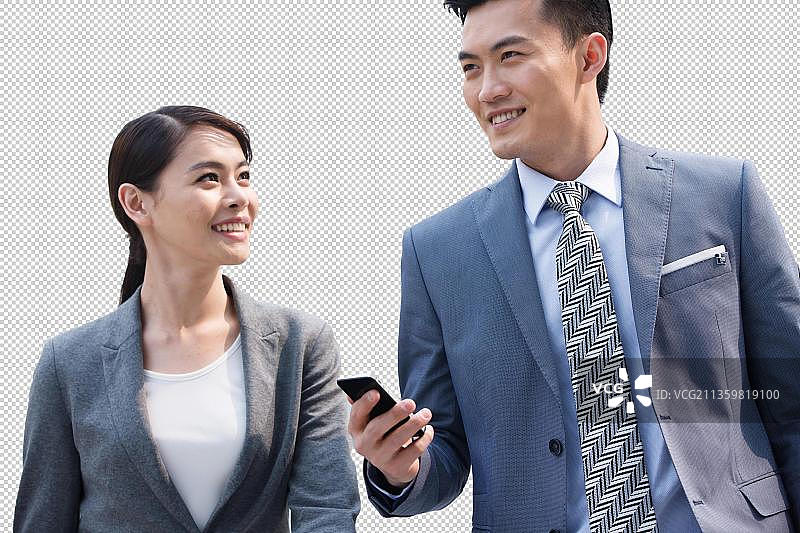 商务人士交谈图片素材