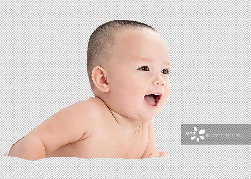一个可爱的婴儿图片素材