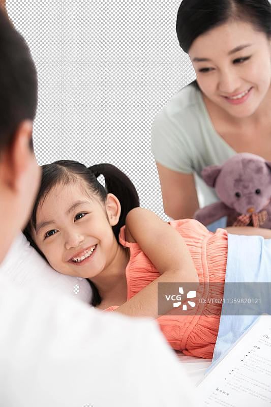 医生和患者母女图片素材