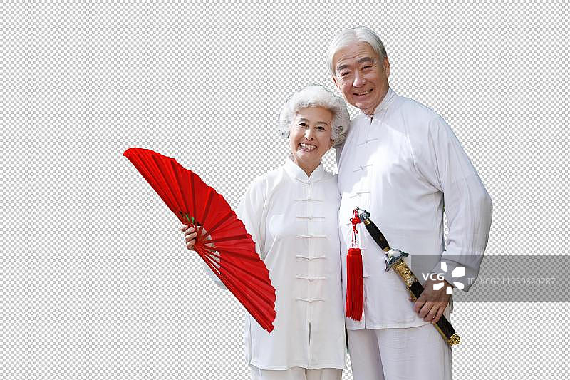 老年夫妇的休闲生活图片素材