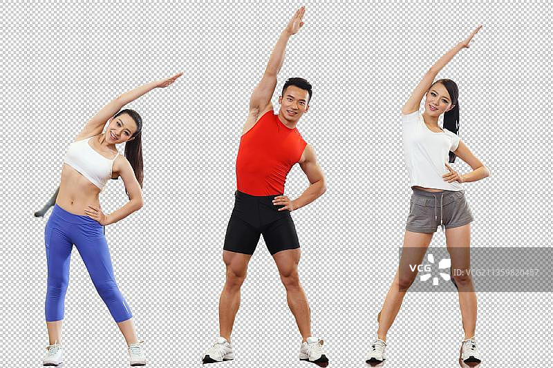 青年人健身图片素材