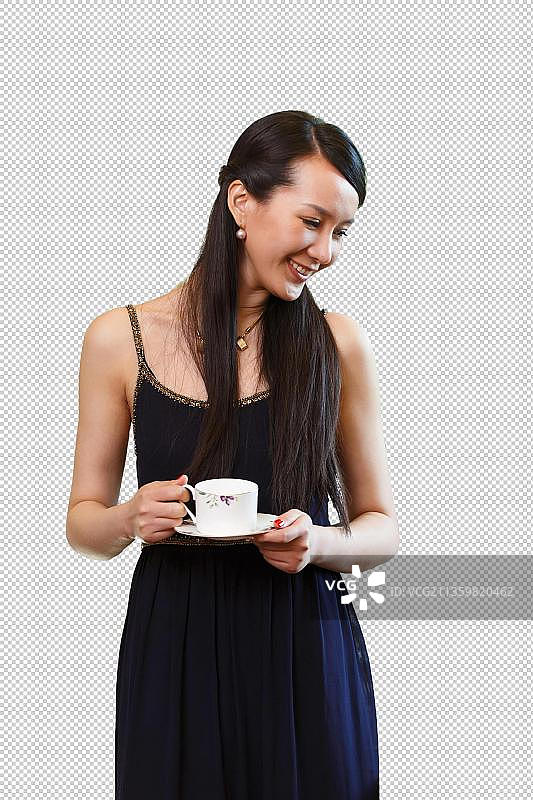 优雅的东方女人图片素材