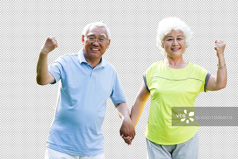 幸福的老年夫妇图片素材