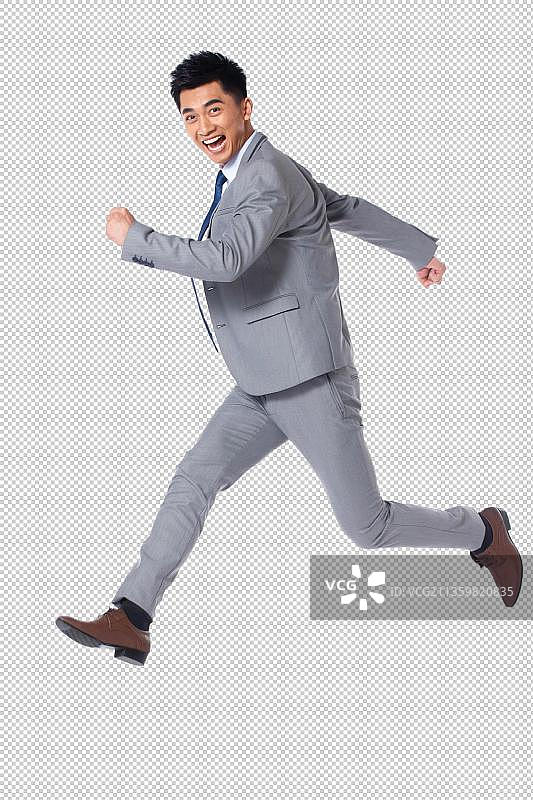 商务男士奔跑图片素材