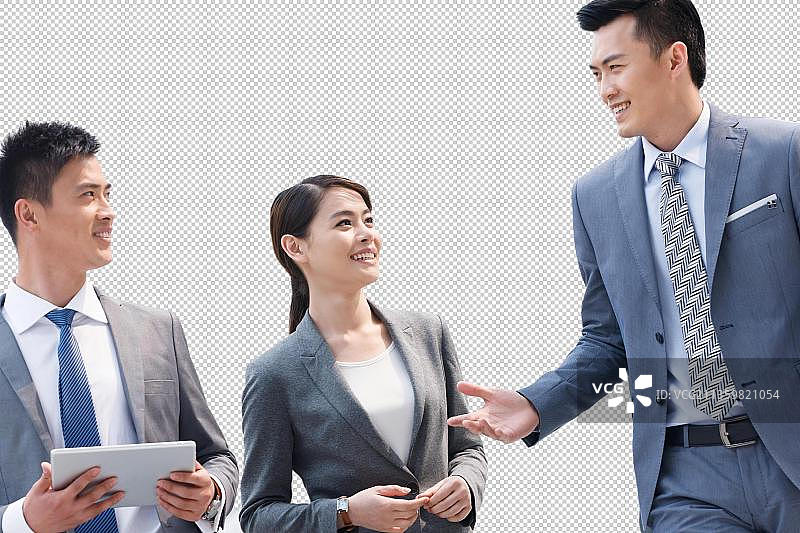 商务人士交谈图片素材
