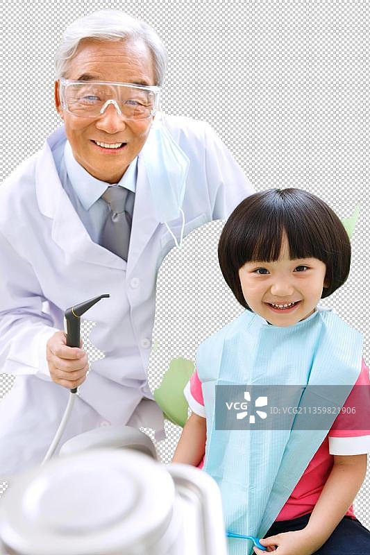 东方医生和病人图片素材