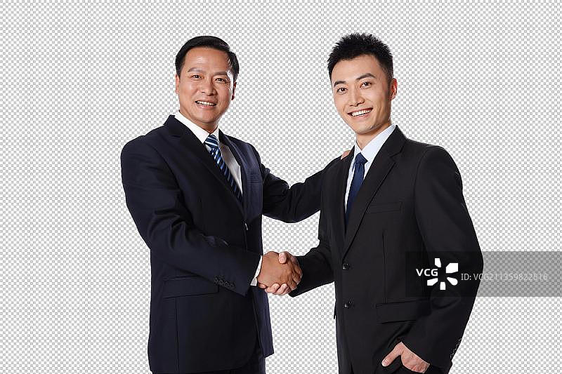 商务男人握手图片素材