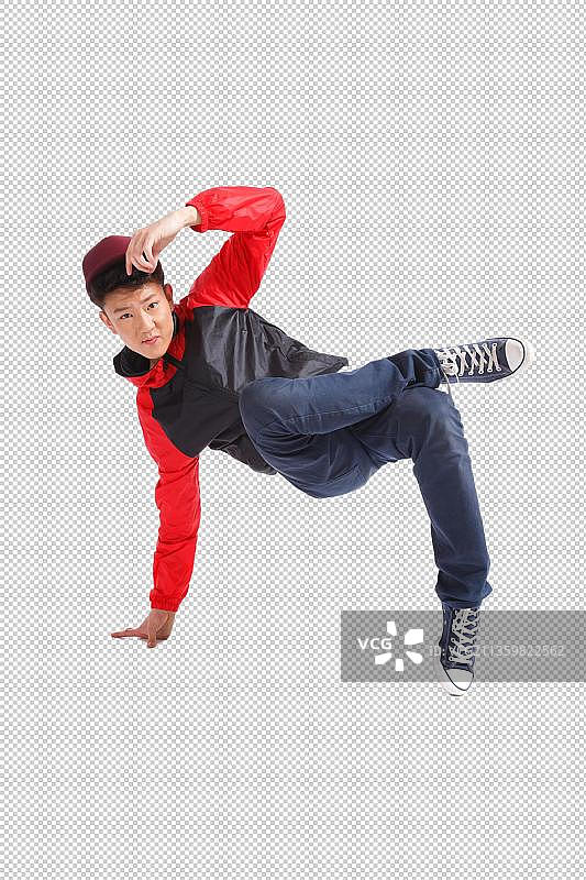 嘻哈风格的年轻人跳街舞图片素材