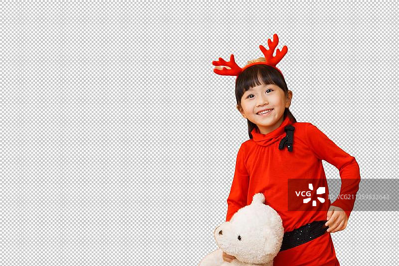 东方人过圣诞节图片素材