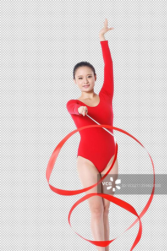 体操女运动员图片素材