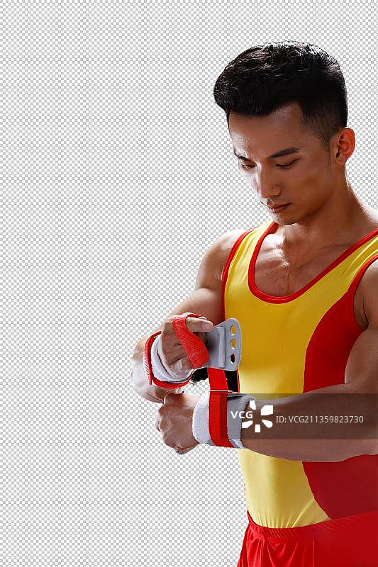 吊环运动员图片素材