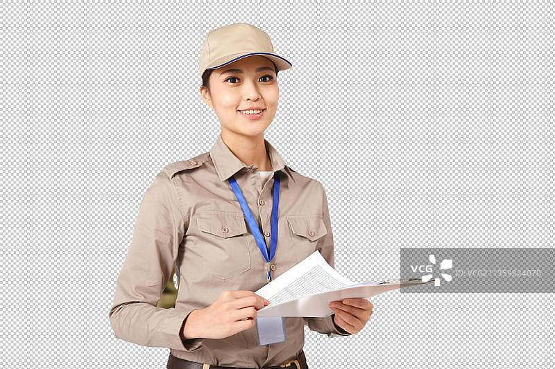 青年物流人员在工作图片素材