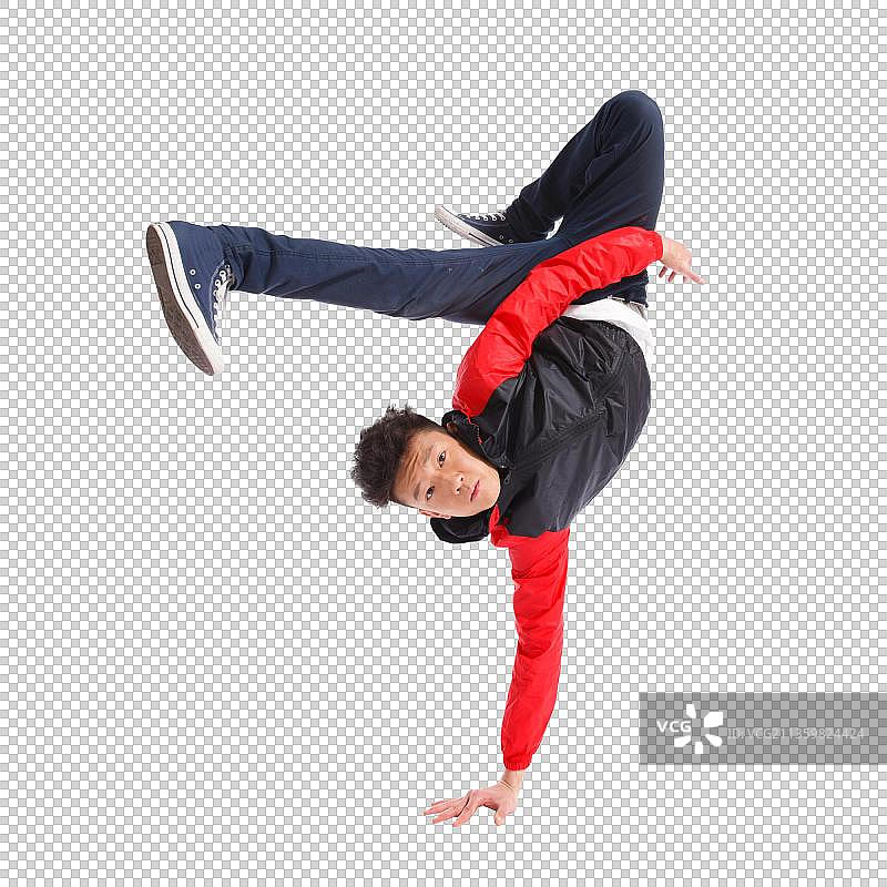 嘻哈风格的年轻人跳街舞图片素材