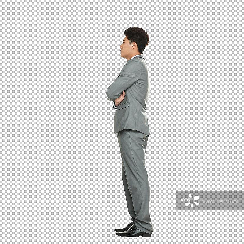 自信的商务青年男人图片素材