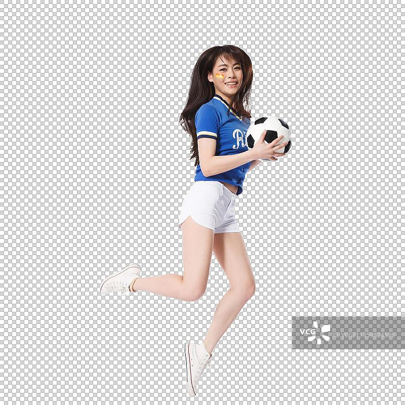 中国女球迷图片素材