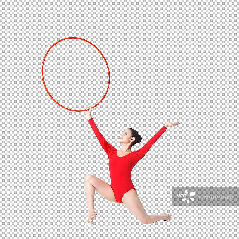 体操女运动员图片素材