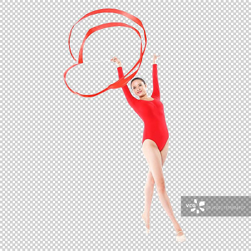 体操女运动员图片素材