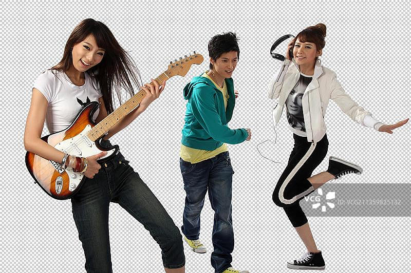 东方青年时尚生活图片素材