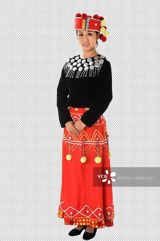 中国少数民族阿昌族女人图片素材