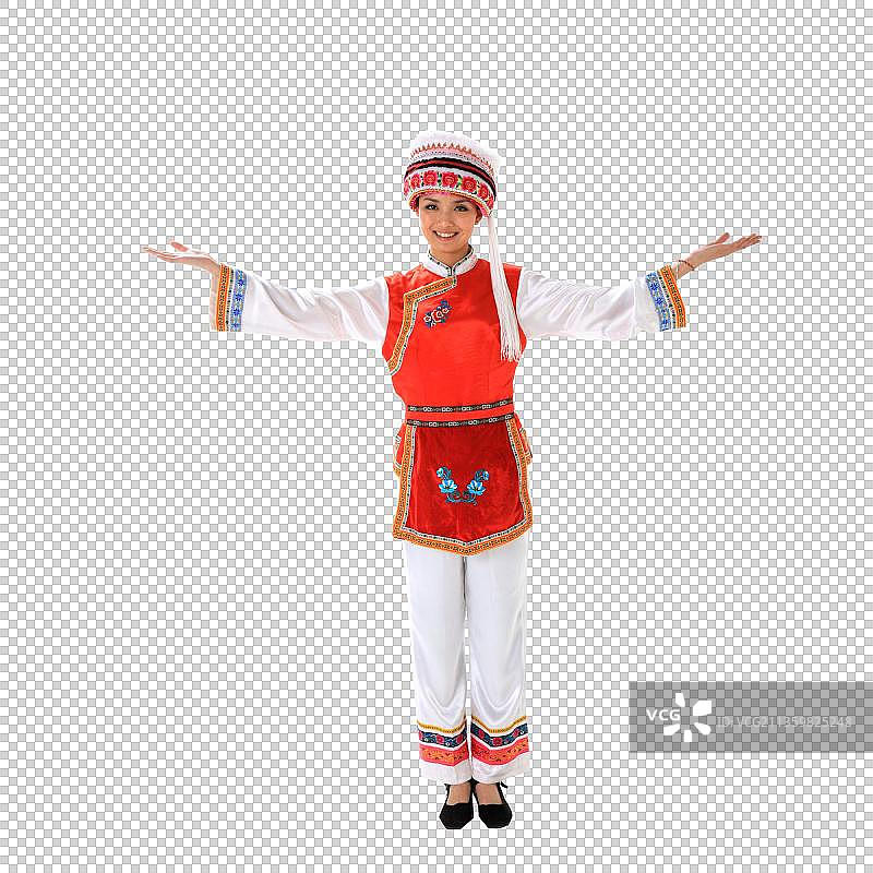 中国少数民族白族女人图片素材