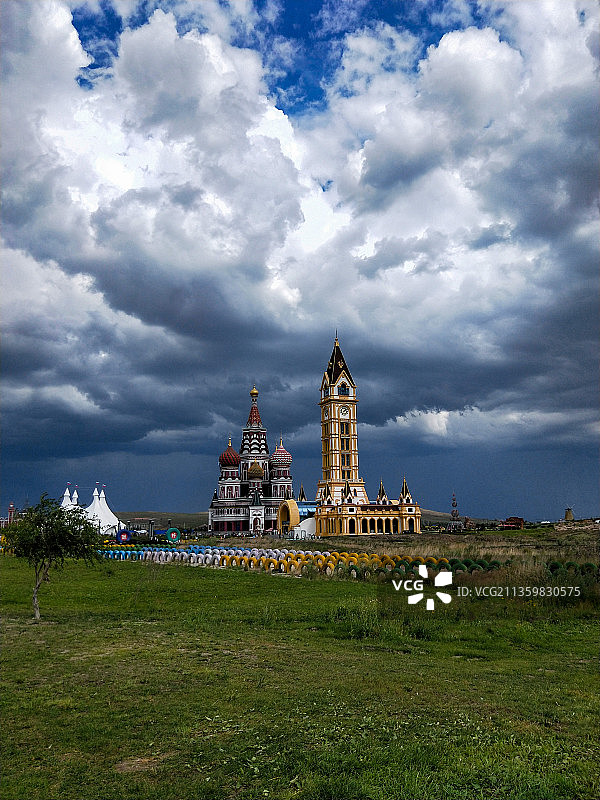 猛犸象公园，如同童话城堡的样子。图片素材