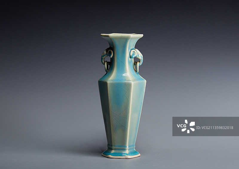 窑变陶瓷神垕古镇钧瓷手工作品图片素材