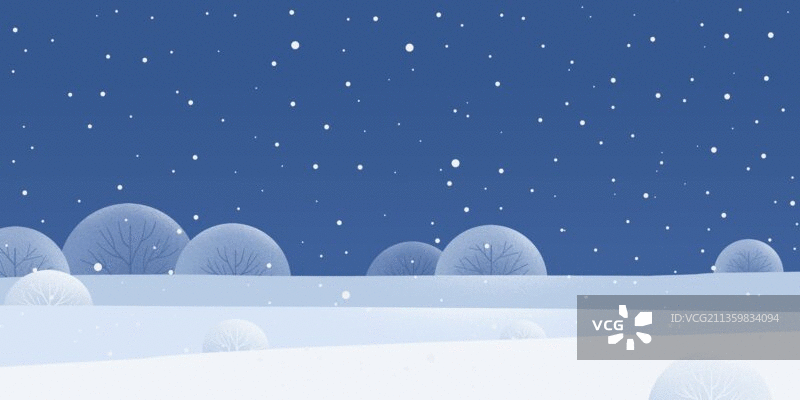 下雪动图横版图片素材