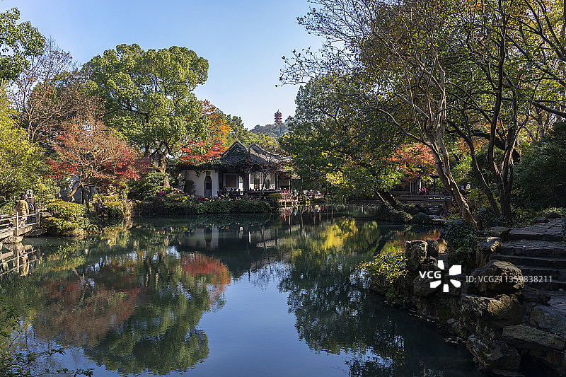 秋色寄畅园图片素材