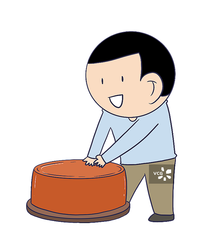 元素：按钮的人物图片素材