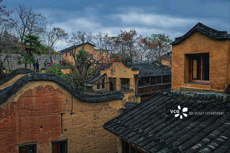 屏南四坪村古民居图片素材