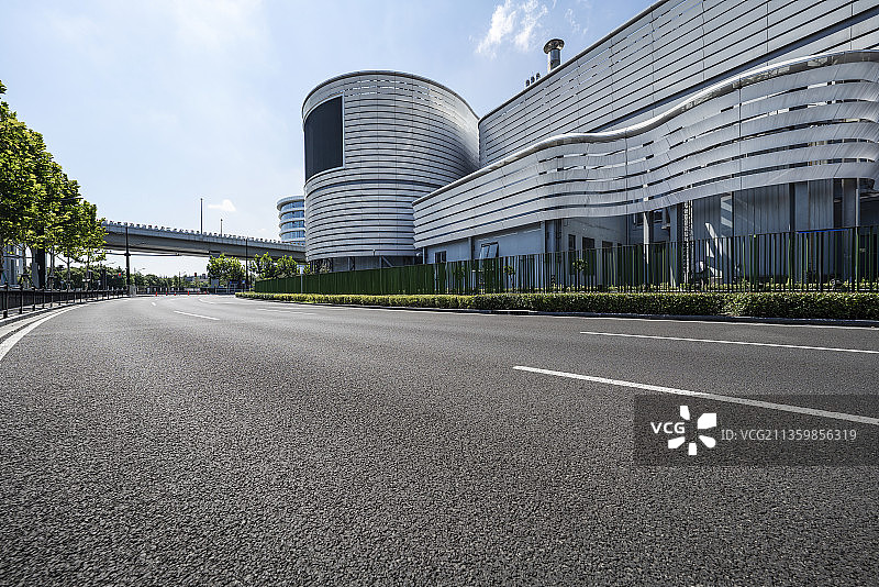 城市道路及现代建筑图片素材