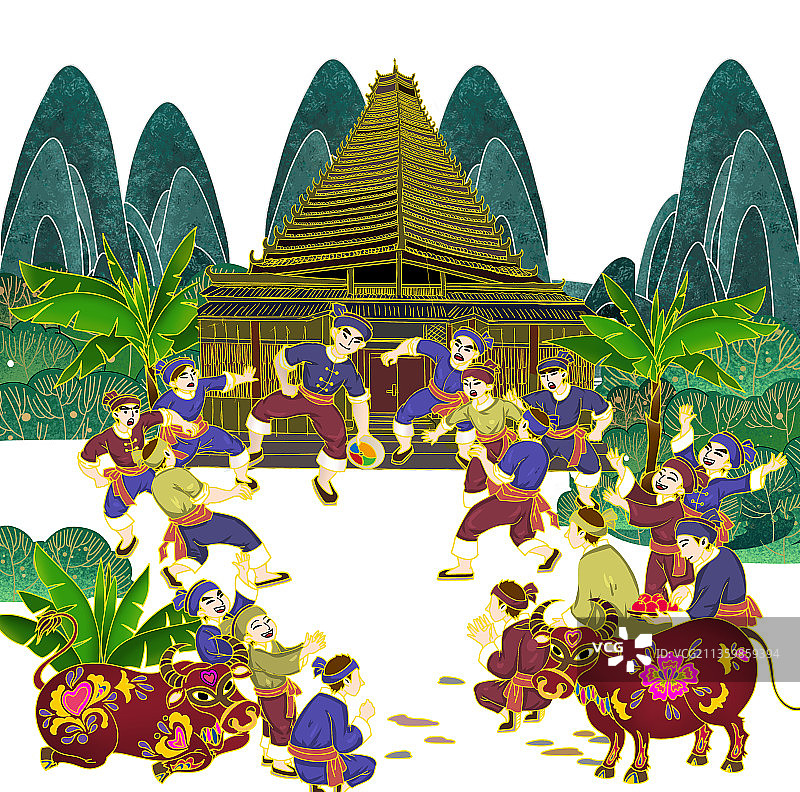 三江,侗族,花炮节,民俗,节日,非遗文化,中华传统,鼓楼,青图片素材