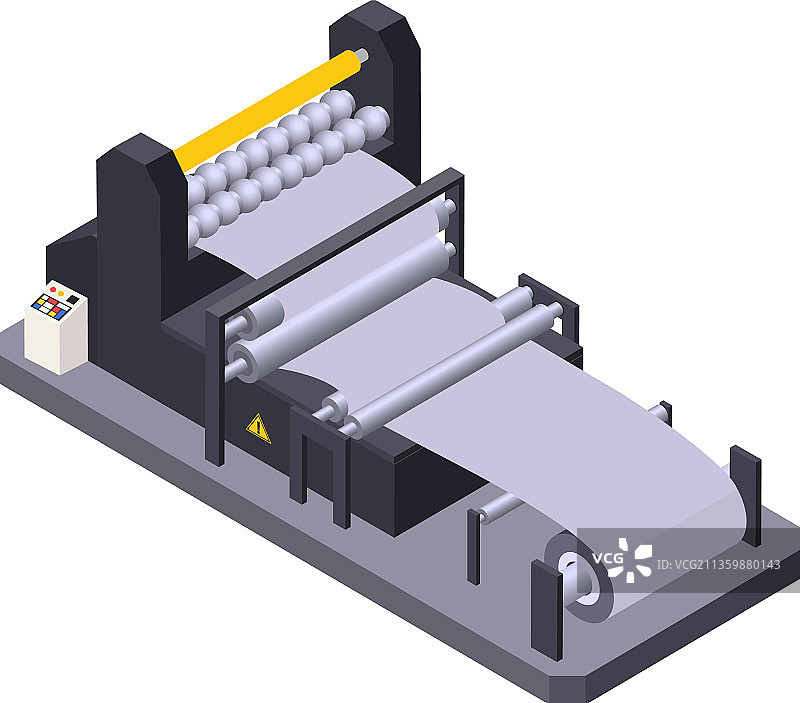 金属卷材生产场景图片素材