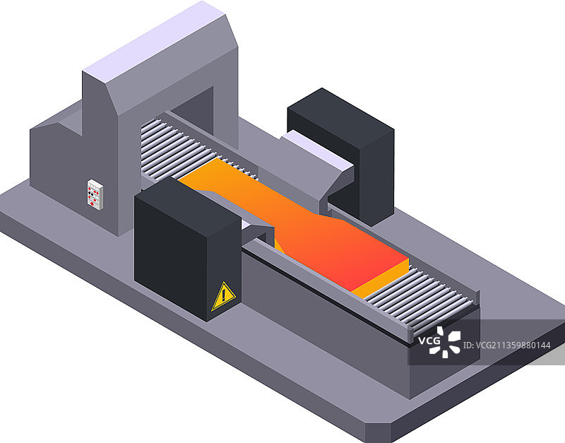 热金属成型组合图片素材