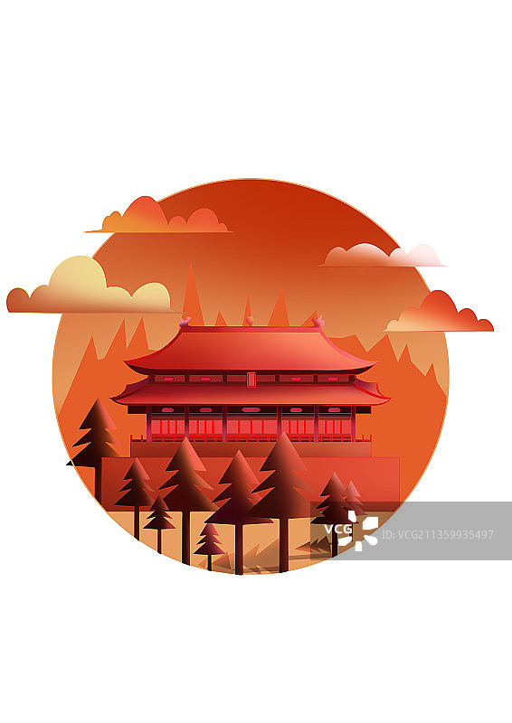 扁平渐变图片素材