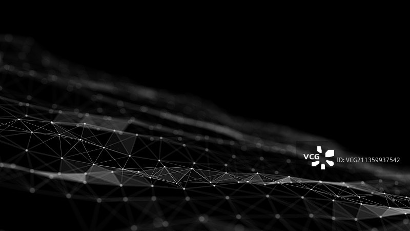 科技感点线面网格空间背景图片素材
