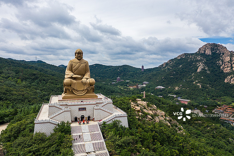 山东荣成市石岛赤山风景区图片素材